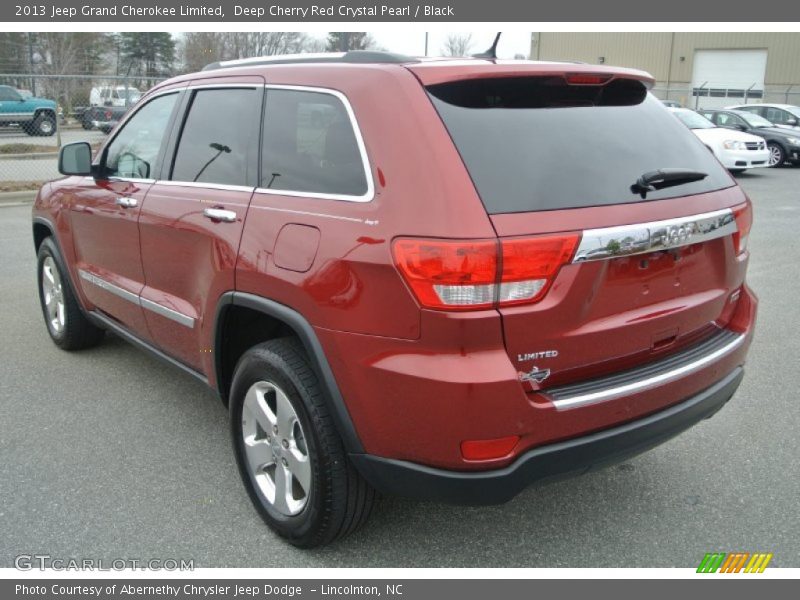 Deep Cherry Red Crystal Pearl / Black 2013 Jeep Grand Cherokee Limited
