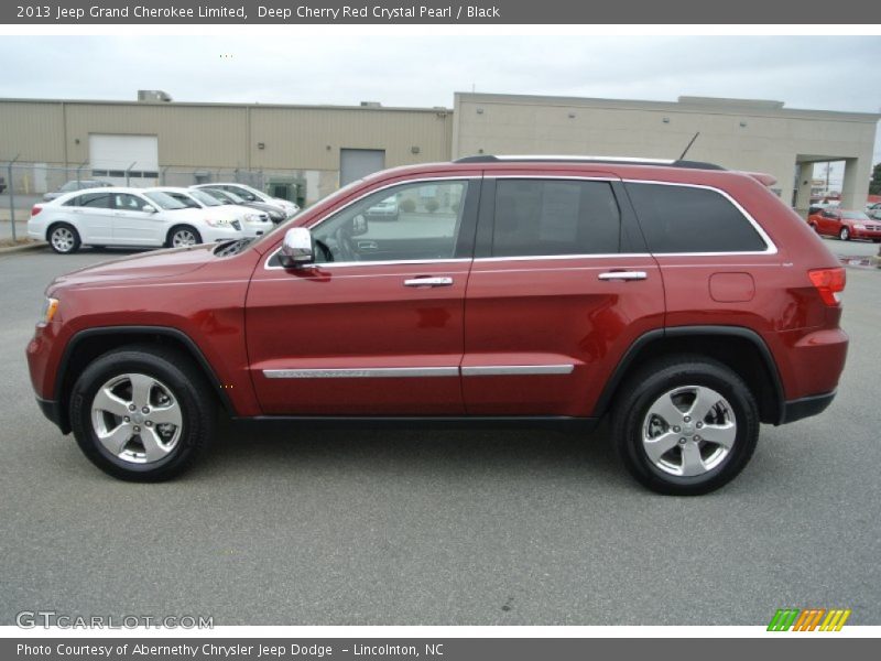 Deep Cherry Red Crystal Pearl / Black 2013 Jeep Grand Cherokee Limited
