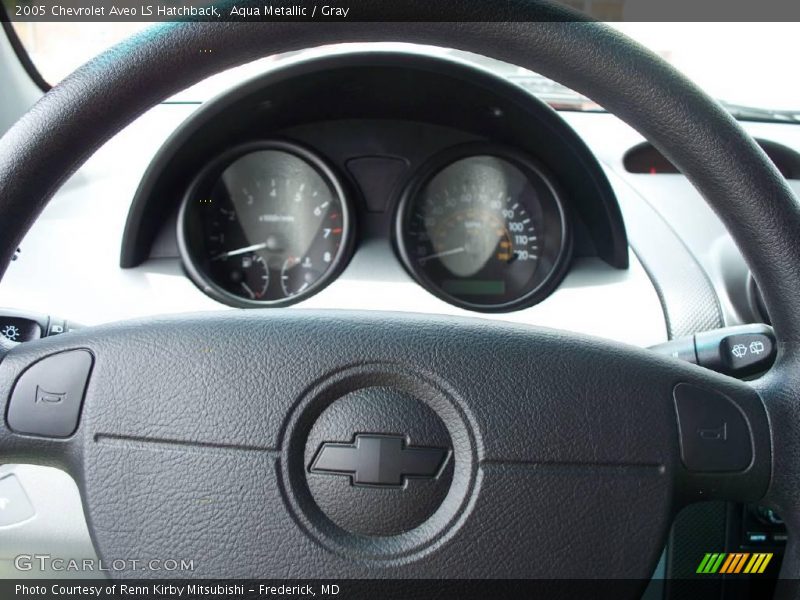 Aqua Metallic / Gray 2005 Chevrolet Aveo LS Hatchback