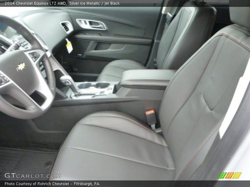 Silver Ice Metallic / Jet Black 2014 Chevrolet Equinox LTZ AWD