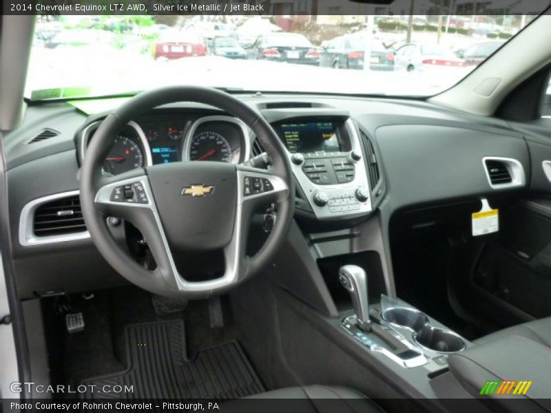 Silver Ice Metallic / Jet Black 2014 Chevrolet Equinox LTZ AWD
