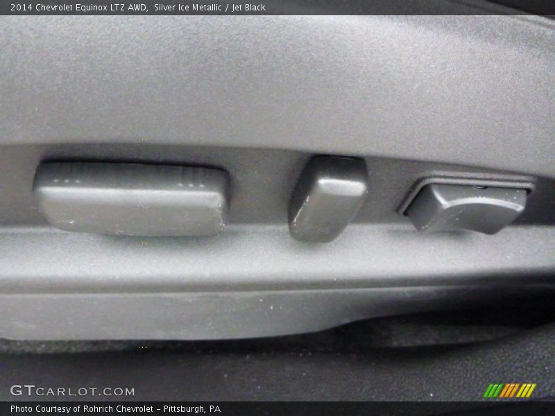Silver Ice Metallic / Jet Black 2014 Chevrolet Equinox LTZ AWD
