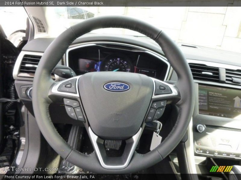 Dark Side / Charcoal Black 2014 Ford Fusion Hybrid SE