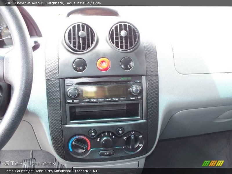 Aqua Metallic / Gray 2005 Chevrolet Aveo LS Hatchback