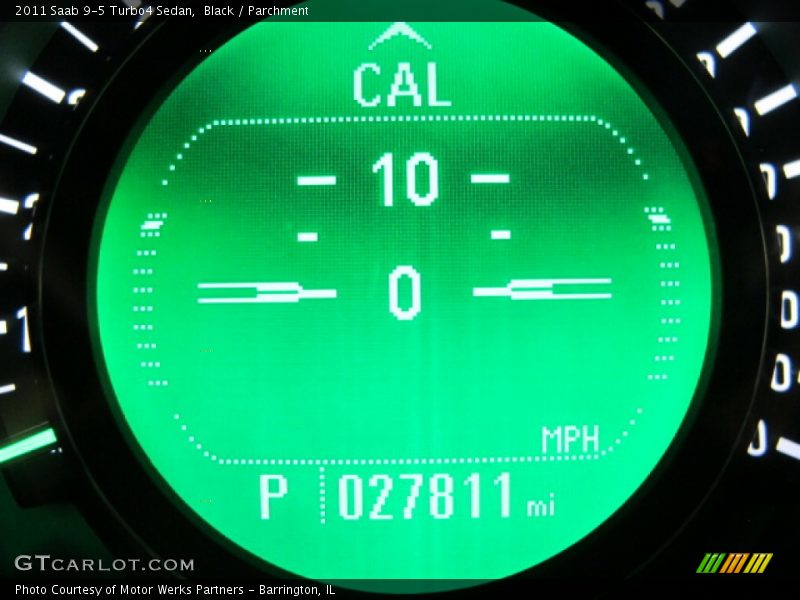 Black / Parchment 2011 Saab 9-5 Turbo4 Sedan
