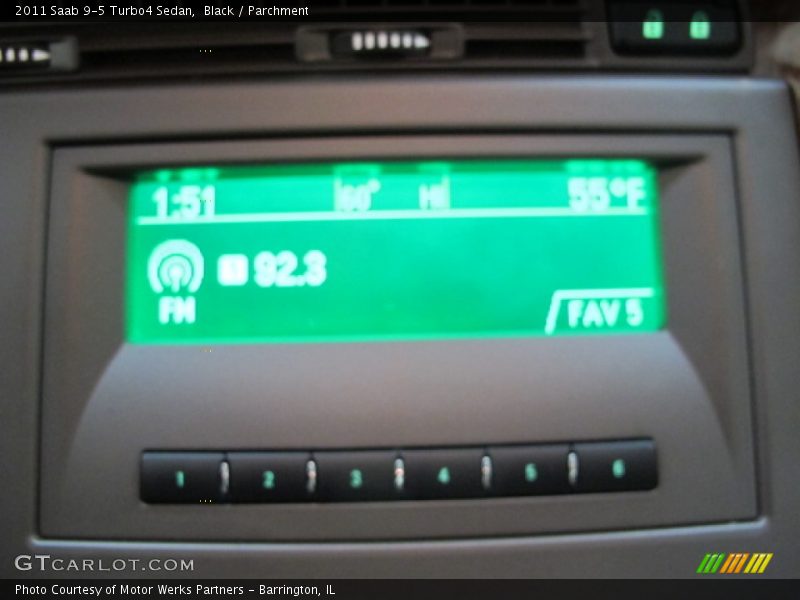 Black / Parchment 2011 Saab 9-5 Turbo4 Sedan