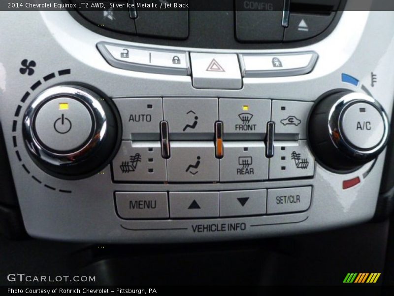 Silver Ice Metallic / Jet Black 2014 Chevrolet Equinox LTZ AWD