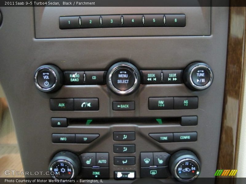 Black / Parchment 2011 Saab 9-5 Turbo4 Sedan