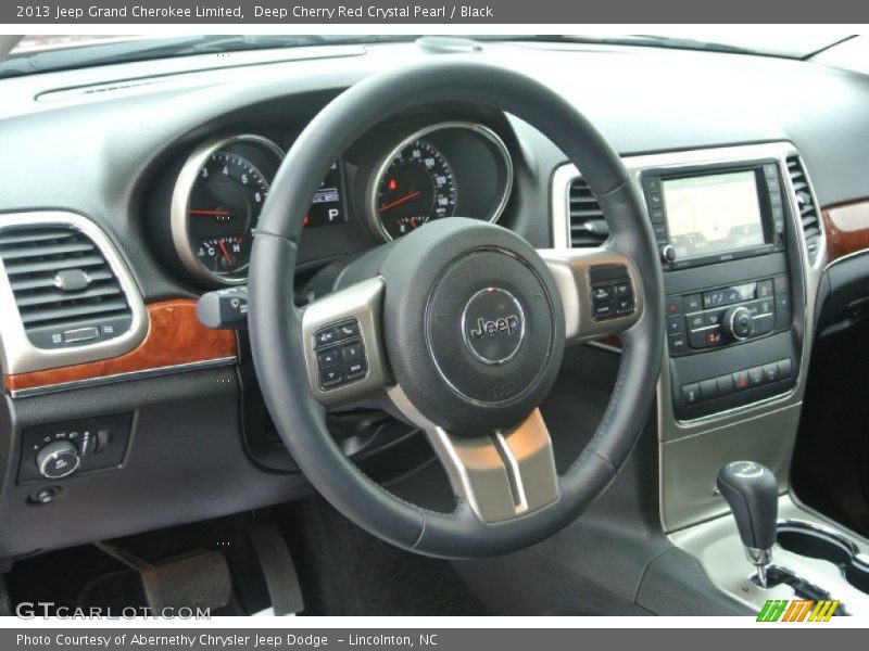 Deep Cherry Red Crystal Pearl / Black 2013 Jeep Grand Cherokee Limited