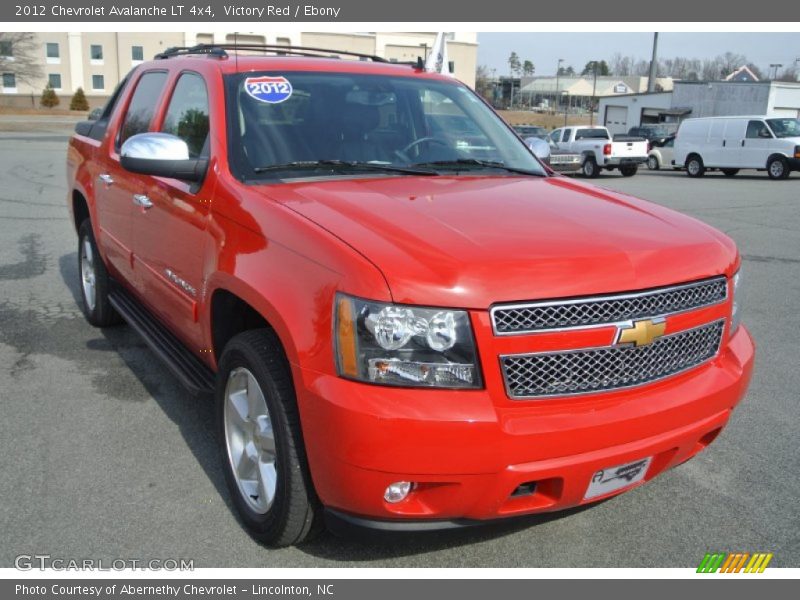 Victory Red / Ebony 2012 Chevrolet Avalanche LT 4x4
