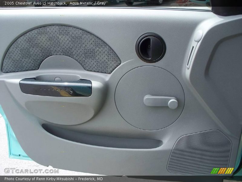 Aqua Metallic / Gray 2005 Chevrolet Aveo LS Hatchback