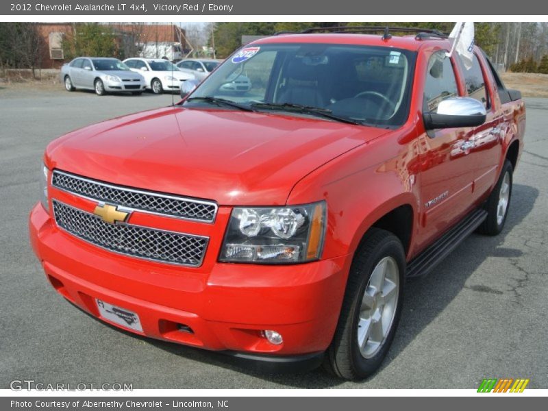 Victory Red / Ebony 2012 Chevrolet Avalanche LT 4x4