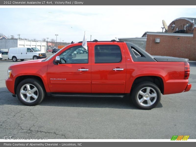 Victory Red / Ebony 2012 Chevrolet Avalanche LT 4x4