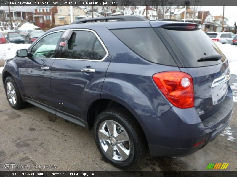 Atlantis Blue Metallic / Jet Black 2014 Chevrolet Equinox LT AWD