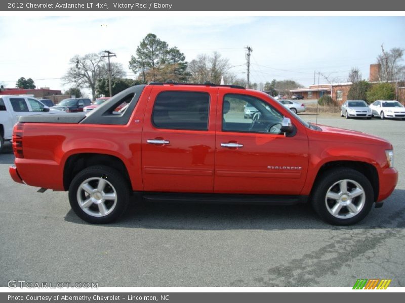 Victory Red / Ebony 2012 Chevrolet Avalanche LT 4x4