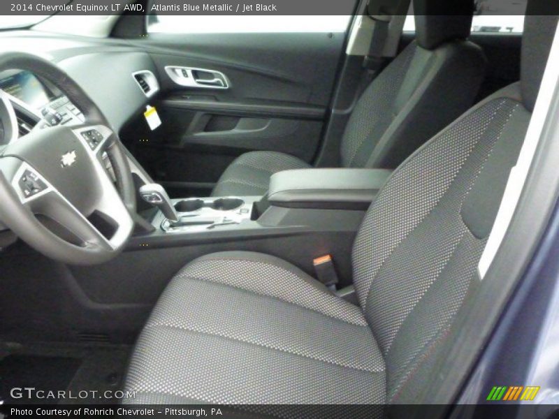 Atlantis Blue Metallic / Jet Black 2014 Chevrolet Equinox LT AWD