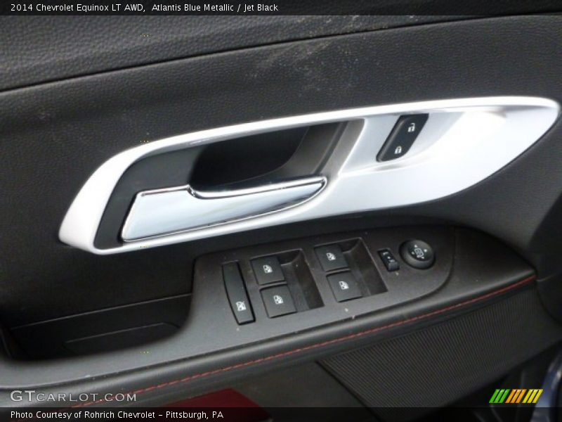 Atlantis Blue Metallic / Jet Black 2014 Chevrolet Equinox LT AWD