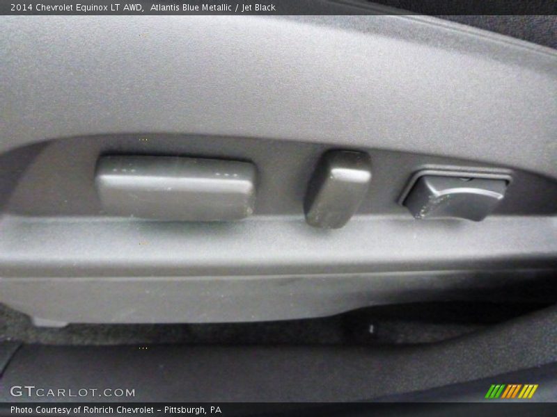 Atlantis Blue Metallic / Jet Black 2014 Chevrolet Equinox LT AWD