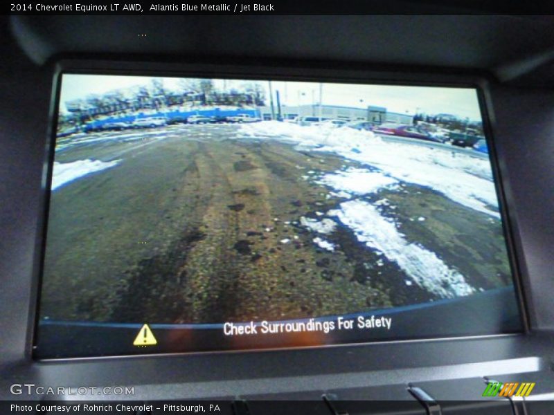 Atlantis Blue Metallic / Jet Black 2014 Chevrolet Equinox LT AWD