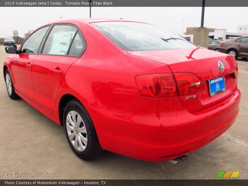 Tornado Red / Titan Black 2014 Volkswagen Jetta S Sedan