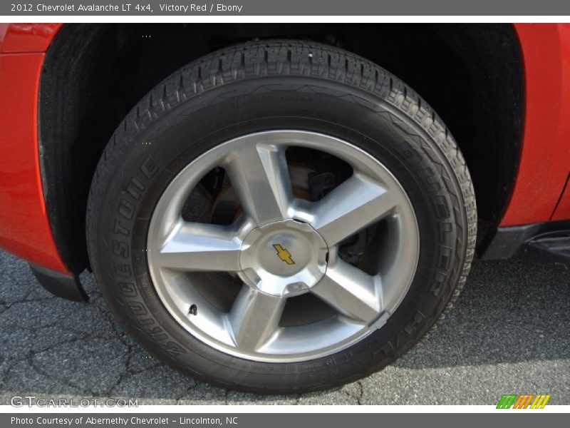 Victory Red / Ebony 2012 Chevrolet Avalanche LT 4x4