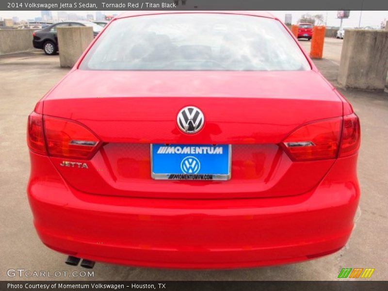 Tornado Red / Titan Black 2014 Volkswagen Jetta S Sedan