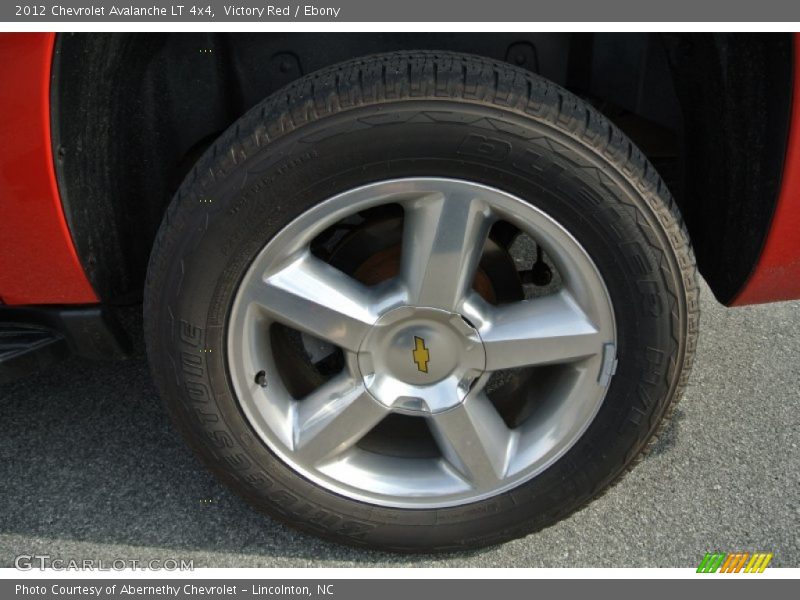 Victory Red / Ebony 2012 Chevrolet Avalanche LT 4x4