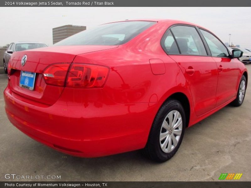 Tornado Red / Titan Black 2014 Volkswagen Jetta S Sedan