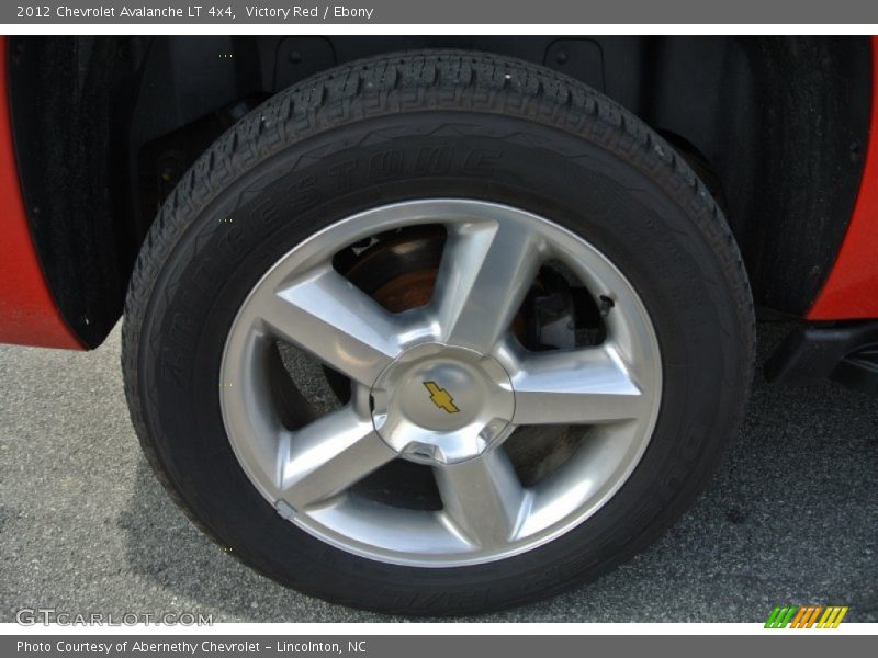 Victory Red / Ebony 2012 Chevrolet Avalanche LT 4x4