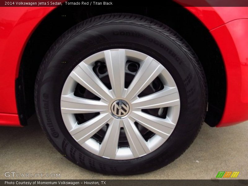 Tornado Red / Titan Black 2014 Volkswagen Jetta S Sedan