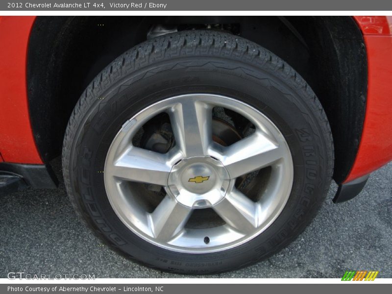 Victory Red / Ebony 2012 Chevrolet Avalanche LT 4x4