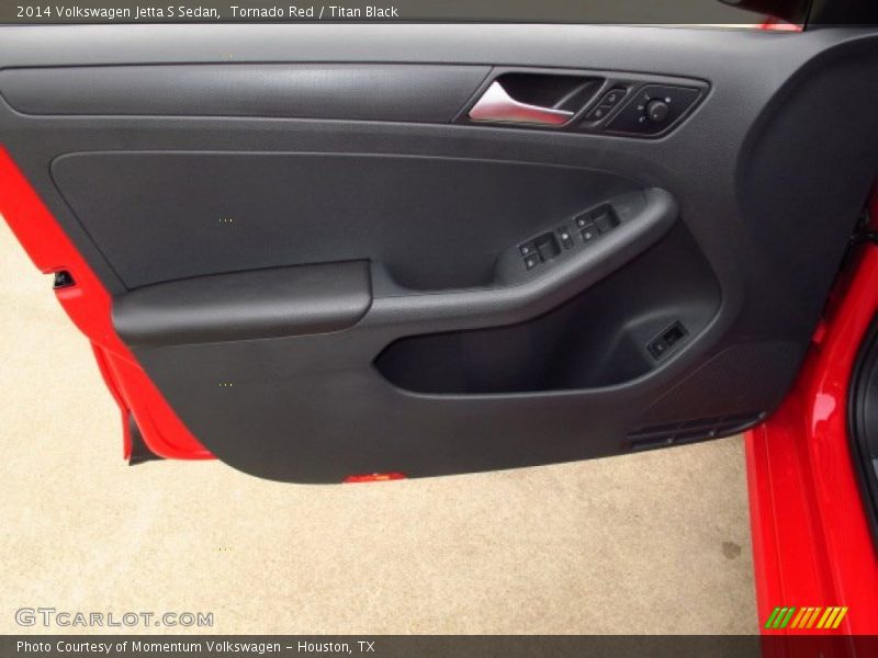 Tornado Red / Titan Black 2014 Volkswagen Jetta S Sedan
