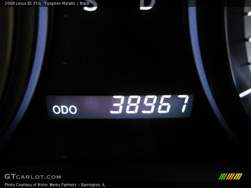 Tungsten Metallic / Black 2008 Lexus ES 350