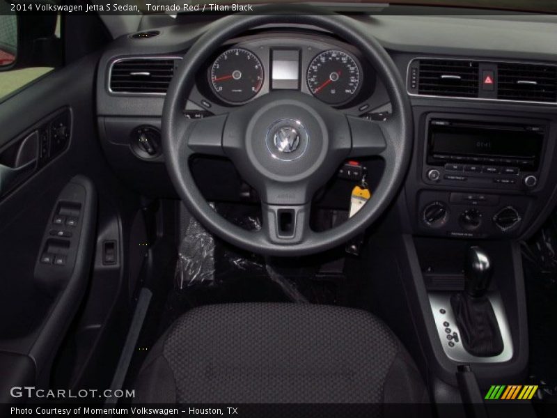 Tornado Red / Titan Black 2014 Volkswagen Jetta S Sedan
