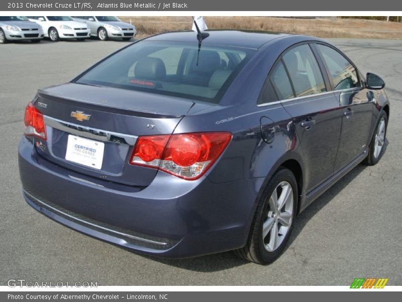 Atlantis Blue Metallic / Jet Black 2013 Chevrolet Cruze LT/RS