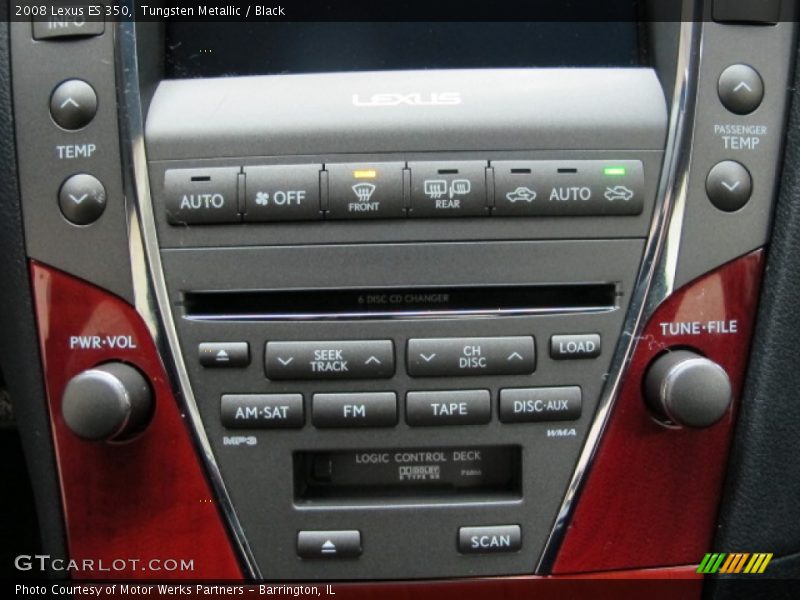 Tungsten Metallic / Black 2008 Lexus ES 350