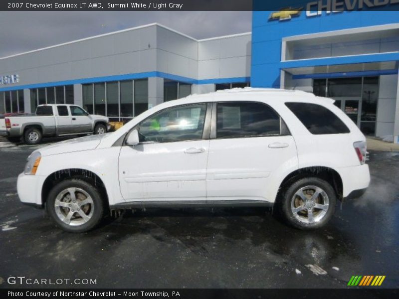 Summit White / Light Gray 2007 Chevrolet Equinox LT AWD