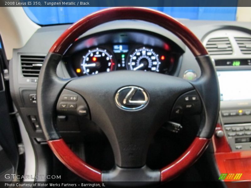 Tungsten Metallic / Black 2008 Lexus ES 350