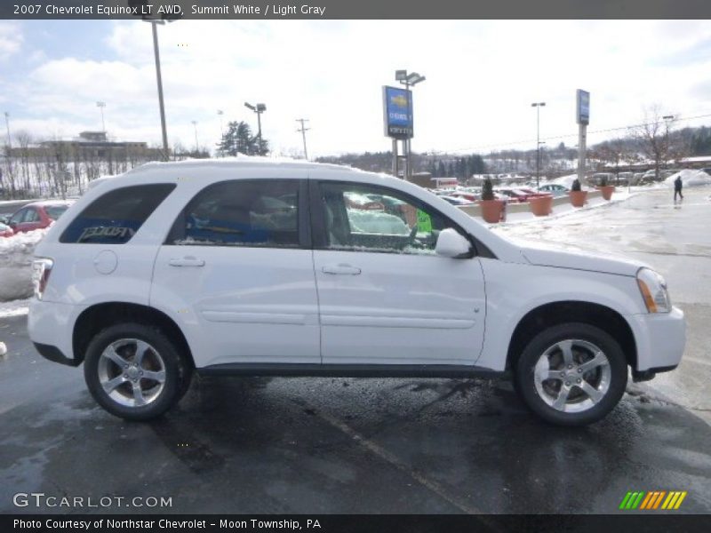 Summit White / Light Gray 2007 Chevrolet Equinox LT AWD