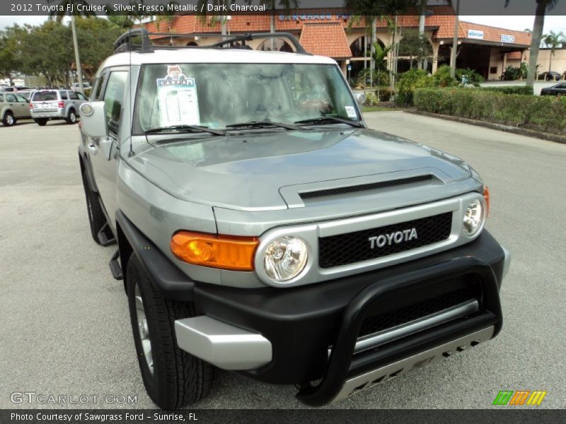 Silver Fresco Metallic / Dark Charcoal 2012 Toyota FJ Cruiser