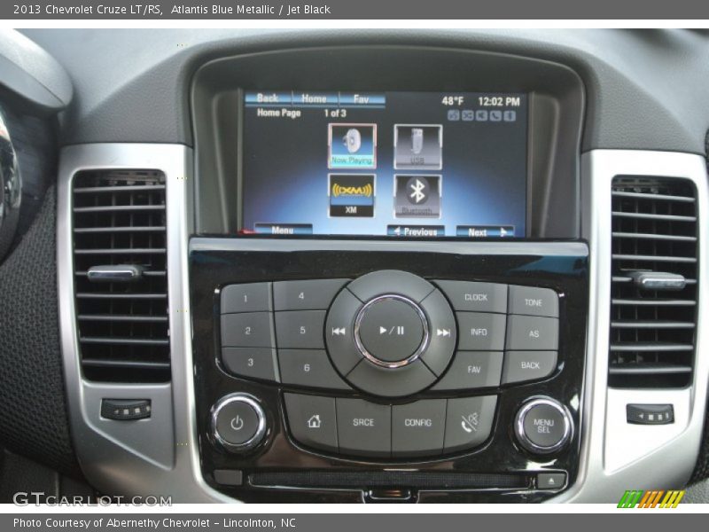 Atlantis Blue Metallic / Jet Black 2013 Chevrolet Cruze LT/RS