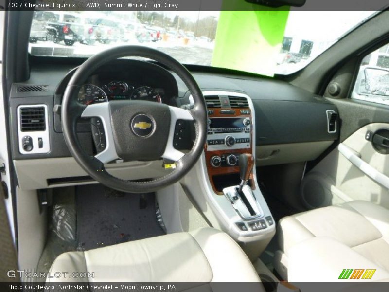 Summit White / Light Gray 2007 Chevrolet Equinox LT AWD