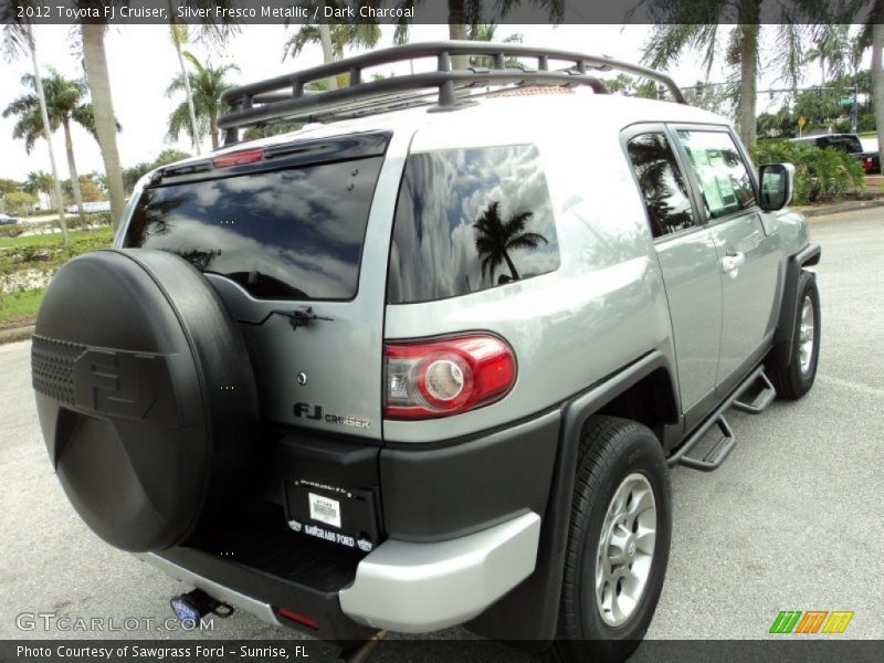 Silver Fresco Metallic / Dark Charcoal 2012 Toyota FJ Cruiser
