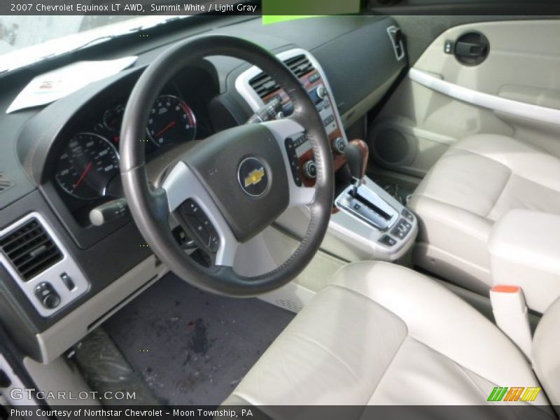Summit White / Light Gray 2007 Chevrolet Equinox LT AWD