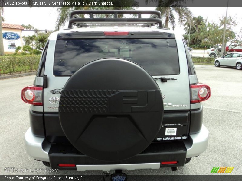 Silver Fresco Metallic / Dark Charcoal 2012 Toyota FJ Cruiser