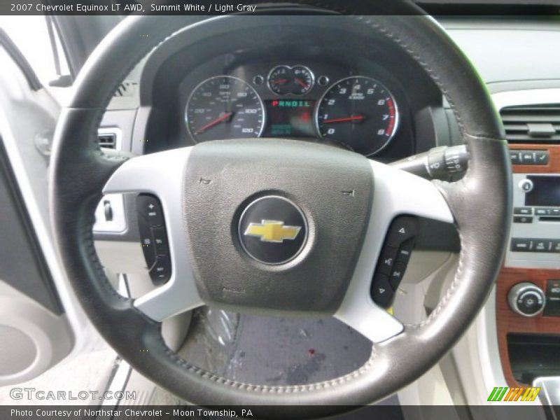 Summit White / Light Gray 2007 Chevrolet Equinox LT AWD