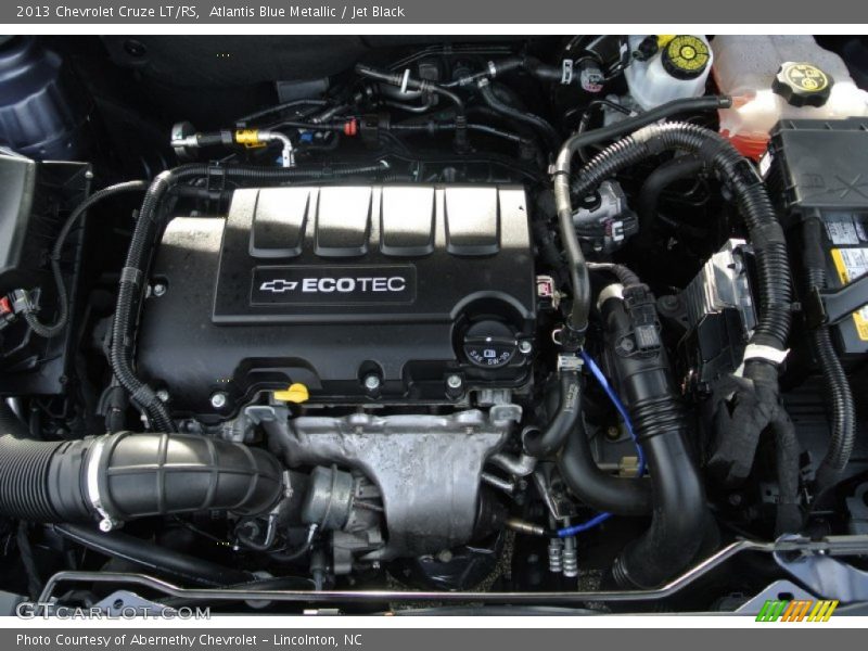 Atlantis Blue Metallic / Jet Black 2013 Chevrolet Cruze LT/RS