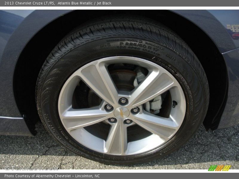 Atlantis Blue Metallic / Jet Black 2013 Chevrolet Cruze LT/RS