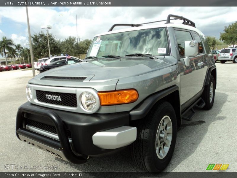 Silver Fresco Metallic / Dark Charcoal 2012 Toyota FJ Cruiser