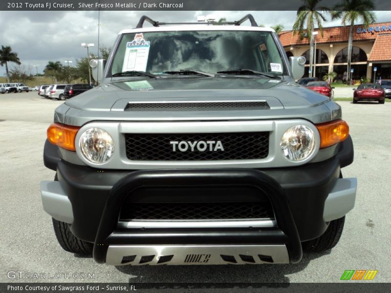 Silver Fresco Metallic / Dark Charcoal 2012 Toyota FJ Cruiser
